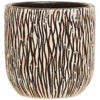 Interiors by PH Earthenware Planter, Black