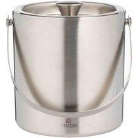 Viners Barware Ice Bucket Double Wall Silver 1.5L, Silver