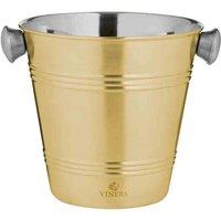 Viners Barware Ice Bucket Single Wall Gold 1L, Gold
