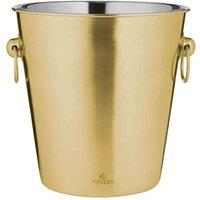 Viners Barware Champagne Bucket Gold 4L, Gold