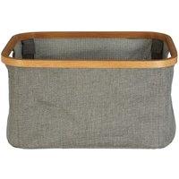 Interiors by PH Rectangular Storage Basket, Grey