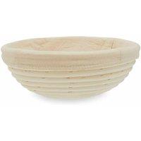 Interiors by PH Rattan Round Basket, Cream