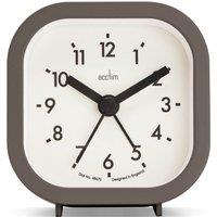 Acctim Robyn Mini Bedside Alarm Clock, Grey