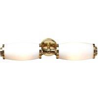 Elstead Lighting Eliot 2 Light Wall Light - Polished Brass