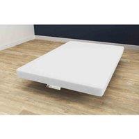 DS Living 4 Inch Thick Pureflex Orthopaedic Memory Foam Mattress Double 4ft6, White