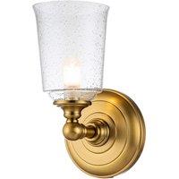 Feiss Huguenot Lake 1 Light Wall Light - Brushed Brass