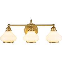 Hinkley Ainsley 3 Light Wall Light - Brushed Brass
