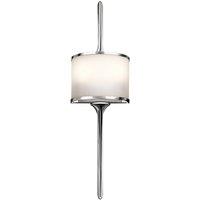 Kichler Mona 2 Light Wall Light - Polished Chrome