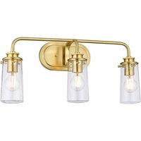 Kichler Braelyn 3 Light Wall Light - Brushed Brass