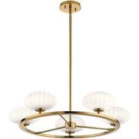Kichler Pim 5 Light Chandelier - Fox Gold