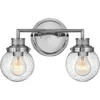 Hinkley Poppy 2 Light Wall Light - Polished Chrome