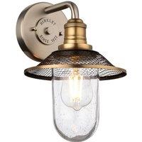 Hinkley Rigby 1 Light Wall Light - Antique Nickel