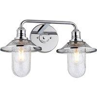Hinkley Rigby 2 Light Wall Light - Polished Chrome