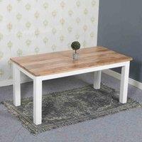 IH Design Bianco Dining Table 170Cm Solid Mango Wood, Brown