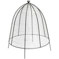 Ivyline Outdoor Wired Plant Protector Zinc H55cm W47, Grey