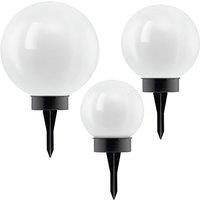 Eglo SET 3XSOLAR-LED ball dia:150/200/250 w/spike