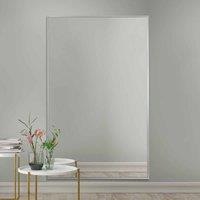 Mirroroutlet Artus - Silver Aluminium Edged Wall Leaner Mirror 68inch X 43inch 174Cm X 110Cm , Silver