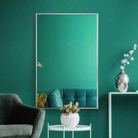 Mirroroutlet Artus - Silver Aluminium Edged Wall Mirror 35inch X 24inch 90Cm X 60Cm , Silver