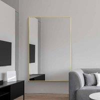Mirroroutlet Artus - Gold Aluminium Edged Wall Mirror 47inch X 31inch 120Cm X 80Cm , Gold