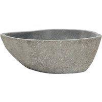 vidaXL Basin River Stone Oval 37-46 cm