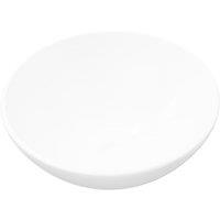 vidaXL Ceramic Bathroom Sink Basin White Round, White