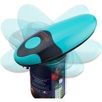 Cooks Professional Automatic Can Opener in Teal and Black, Black