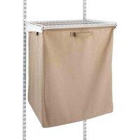 ClosetMaid ShelfTrack Laundry Hamper, White