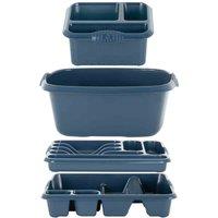 Wham Casa 4 Piece Kitchen Set Navy, Blue