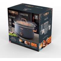 Tower Cavaletto 6.5L Slow Cooker - Grey, Grey