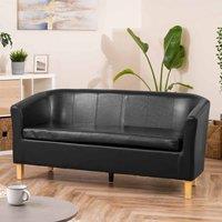 Artemis Home Ambrose 3 Seat Tub Sofa - Black, Black