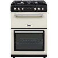 Montpellier MMRDF60FC 60cm Dual Fuel Mini Range Cooker in Cream, Cream