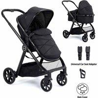 Babymore Mimi Pram & Pushchair - Black, Black