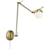 Nordlux Contina Wall Light Brass, Gold