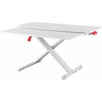 Leitz Ergo Cosy Standing Desk Converter w/ Keyboard Tray, White