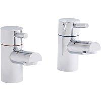 KVIT Plan Bath Pillar Taps Pair