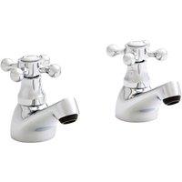 KVIT Victory Basin Pillar Taps Pair