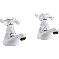 KVIT Victory Bath Pillar Taps Pair