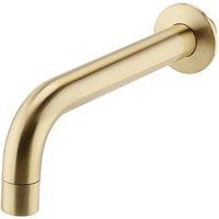 KVIT Wall Mounted Bath Spout Tap - Brushed Brass