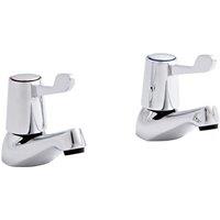 KVIT Leva 1 2inch Basin Taps Pair