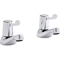 KVIT Leva 3 4inch Bath Taps Pair