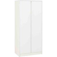 Seconique Malvern 2 Door Wardrobe - White, White