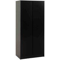 Seconique Malvern 2 Door Wardrobe - Black, Black