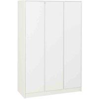 Seconique Malvern 3 Door Wardrobe - White, White