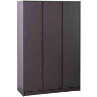 Seconique Malvern 3 Door Wardrobe - Grey, Grey