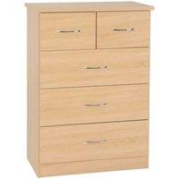 Seconique Nevada 3 2 Drawer Chest - Sonoma Oak Effect