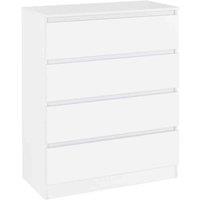 Seconique Malvern 4 Drawer Chest - White