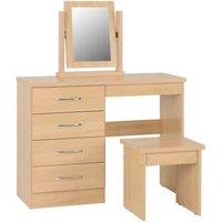 Seconique Nevada Dressing Table Set - Sonoma Oak Effect, Brown