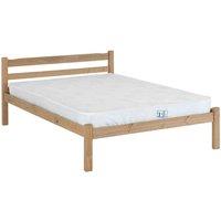 Seconique Panama 4'6inch Bed - Natural Wax, Brown