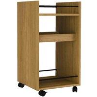 Seconique Naples Serving Cart Side Table - Oak Effect, Brown