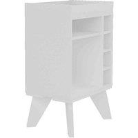 Seconique Naples Mini Bar Side Table - White